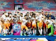 Kalinga Lancers overcame Dabang Mumbai in the final encounter of HIL 2017.
